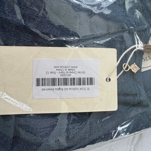 NWT Joyfolie Girls' Briley Dress in Navy Size 12 or 14 - Picture 5 of 6